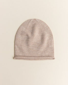 Merinowolle Beanie Sand
