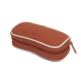 Canvas Federmappe Etui Clay