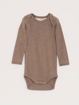 Baby Langarmbody Melange Acorn