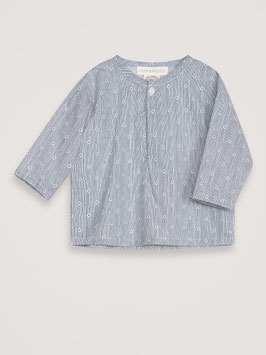 Baby Langarmbluse Indigo Gem
