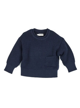 Baby & Kind Wollpullover Marine