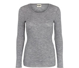 Frauen Wollshirt Grey