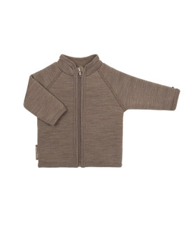 Merinowolle Fleecejacke Nature