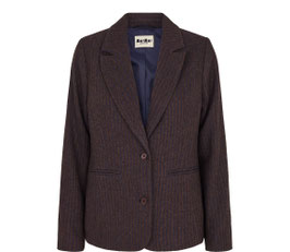 Frauen Wollblazer Blue Stripe