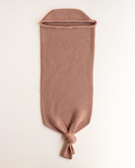Merinowolle Babyschlafsack Terracotta