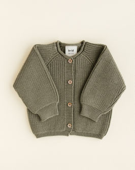3-6 Monate Merinowolle Babycardigan Artichoke