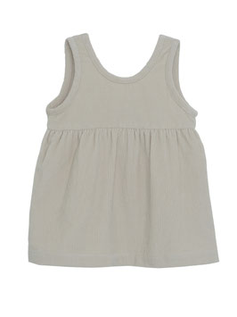 Baby Feincordlatzkleid Cream