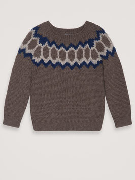 Kinder Wollpullover Brown