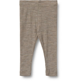 Baby Wolle Seide Leggings Khaki