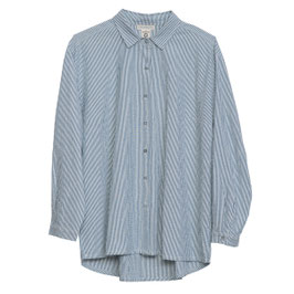 Frauen Kragenbluse Sapphirestripe