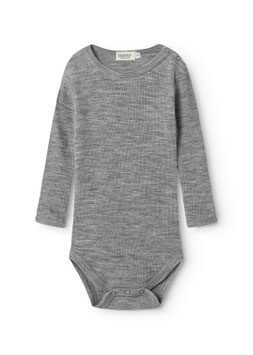 Baby Wollbody Grey