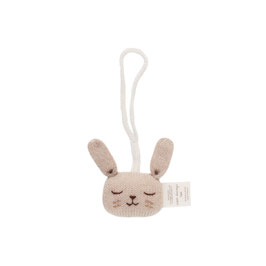 Alpakawolle Hängerassel Hase Beige
