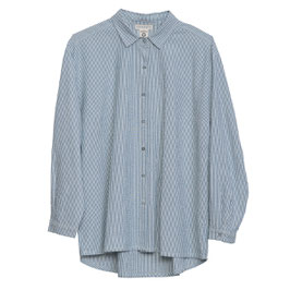 Frauen Kragenbluse Sapphirestripe