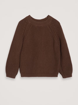 Kinder Strickpullover Coffee