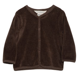 Baby Samtcardigan Chestnut