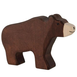 Holztier Braunbär gross