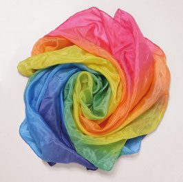 Seidentuch Regenbogen