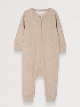Baby Strampler Melange Oat