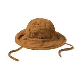 6 Monate Baby Musselin Sonnenhut Caramel