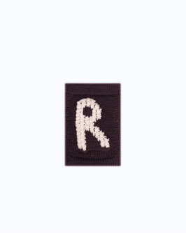 Gestrickte Girlande Buchstabe R