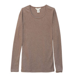 Frauen Langarmshirt Melange Acorn