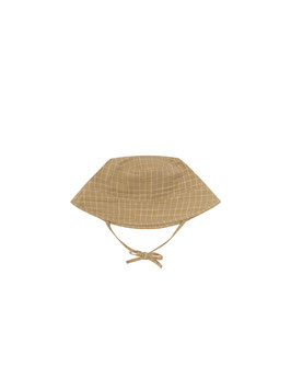 Musselin Sonnenhut Karo Wheat