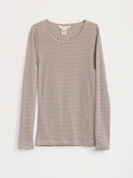 Frauen Langarmshirt Streifen Acorn