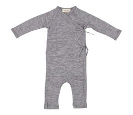 Baby Wollstrampler ohne Fuss Grey