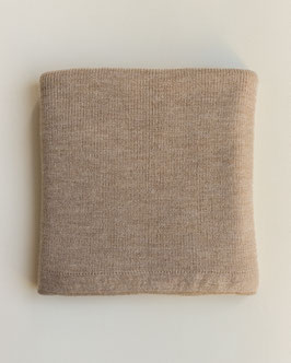 Merinowolle Babydecke Sand
