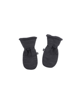 Baby Merino Wollfäustlinge Dark Grey