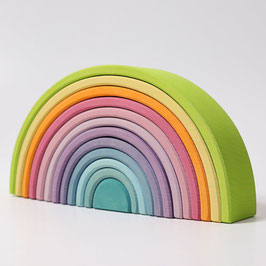 Bauspiel Regenbogen Pastell