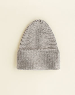 Merinowolle Beanie Pebble