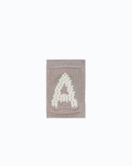 Gestrickte Girlande Buchstabe A