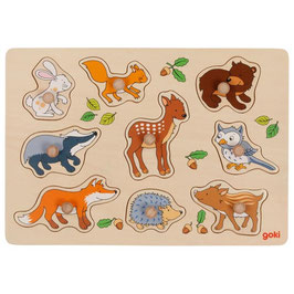 +12M Baby Steckpuzzle Waldtiere