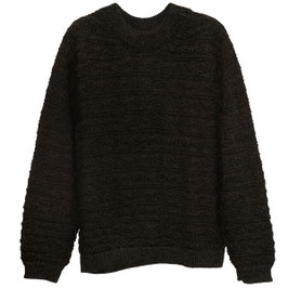 Kinder Alpaka Wollpullover Darkforest