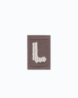 Gestrickte Girlande Buchstabe L