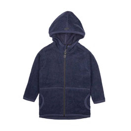 Wollfleece Jacke Marineblau