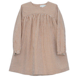 Kinder Langarmkleid Saffronchecks