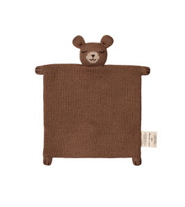 Alpakawolle Schmusetuch Bär Braun