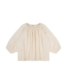 Frauen Musselinbluse Ecru