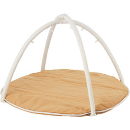 Baby Spieldecke mit Spielbogen Caramel