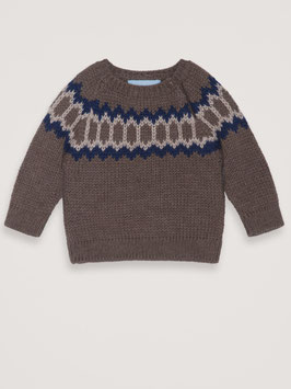 Baby Wollpullover Brown