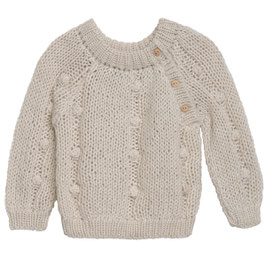 Baby Lama Wollpullover Natural