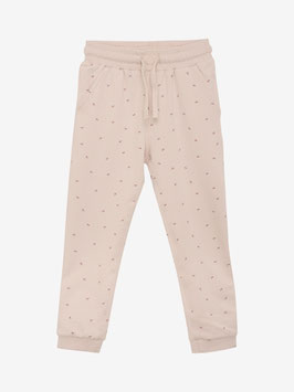 Sweathose mit Pünktchen Rosa