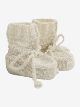 Gr. 62/68 Neugeboren Alpakawollfinkli Offwhite