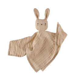 Musselin Schmusetuch Hase Beige
