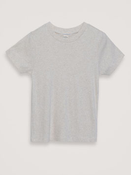 Frauen Kurzarmshirt Melange Shell