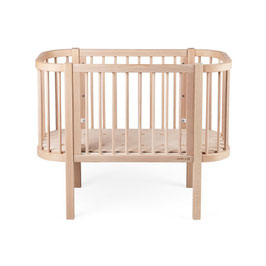 Buchenholz Beistellbett Natur