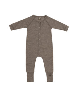 Baby Merino Wollstrampler Nature