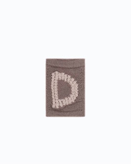Gestrickte Girlande Buchstabe D